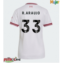 Camiseta Liverpool Ronald Araujo #33 Visitante Equipación para mujer 2026-27 manga corta